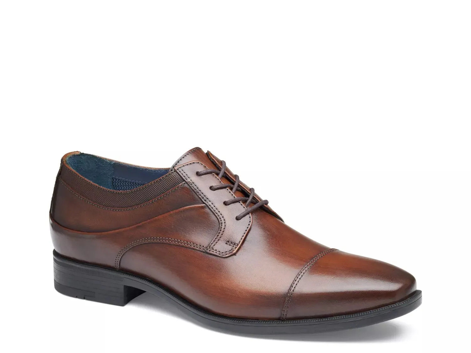 Johnston & Murphy Gibbons Cap Toe Oxford, красное дерево