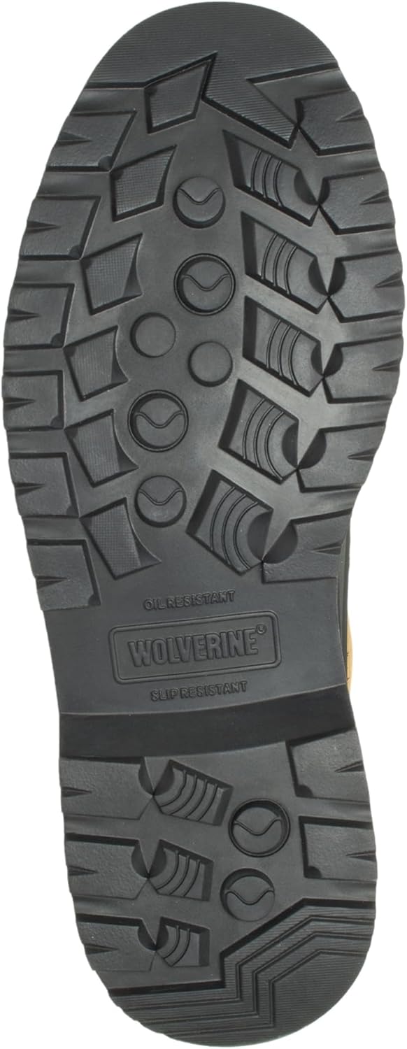 Мужские ботинки Wolverine Floorhand Swamp водонепроницаемые с стальным носком, 15 см, темно-коричневый — фото 4