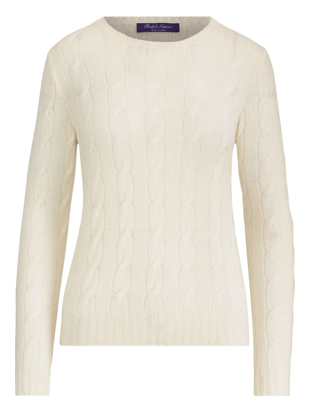

Свитер косой вязки Ralph Lauren Collection, белый
