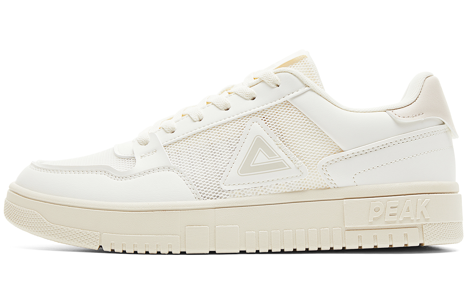 

PEAK Кроссовки для скейтбординга с низкой амортизацией, легкие, дышащие, нескользящие, мужские, парусиновые, белого и хаки цвета