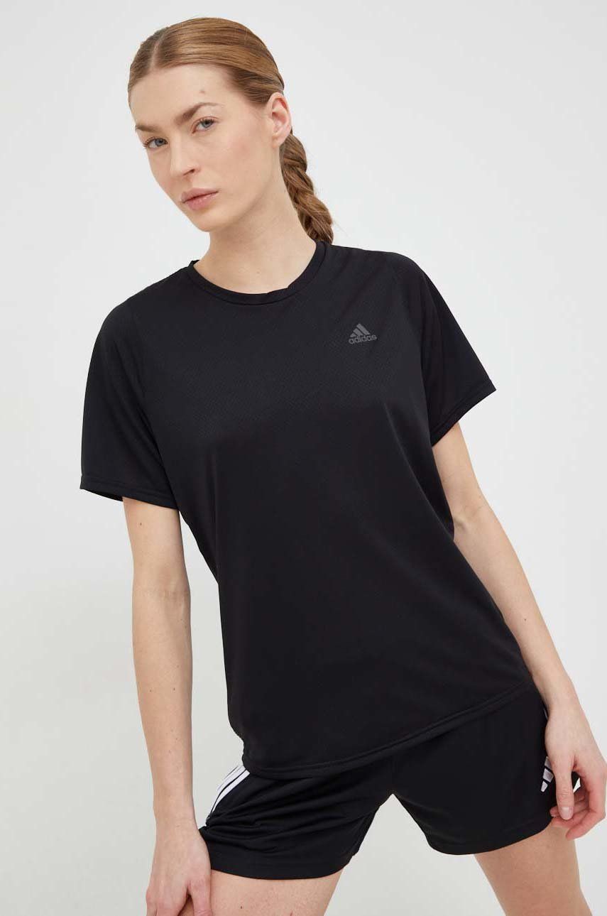 

Футболка для бега Run Icons adidas Performance, черный
