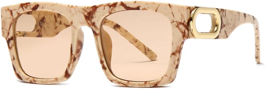 

Роскошные солнцезащитные очки большого размера для мужчин и женщин, в винтажном ретро-стиле, для активного отдыха и вождения, с защитой от УФ-излучения UV400 TKKTLLT, C7