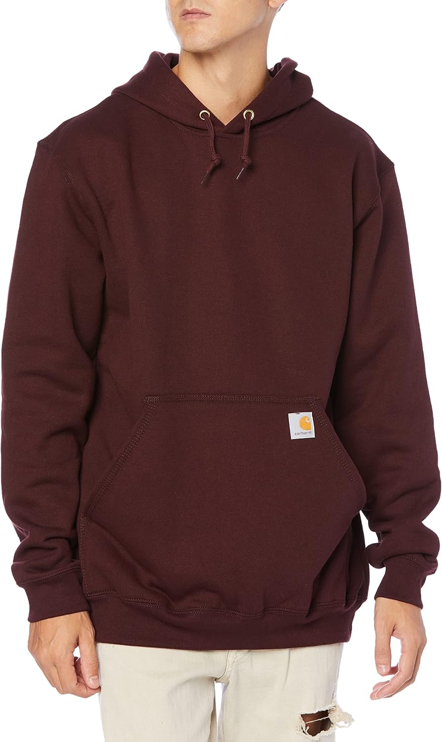 

Мужская толстовка Carhartt с капюшоном и логотипом на рукаве