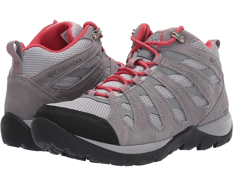 

Походная обувь Columbia Redmond V2 Mid Waterproof, цвет Steam/Daredevil