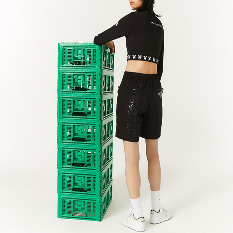Топ LACOSTE Укороченный, черный — фото 4