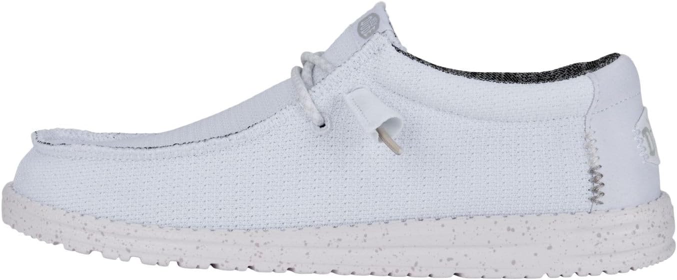 

Мужские лоферы без шнурков HEYDUDE Wally Sport Mesh, белый