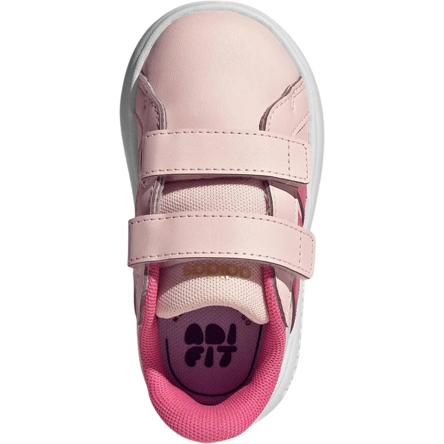 Adidas Кроссовки GRAND COURT 3.0 Low top для малышей розовые — фото 4