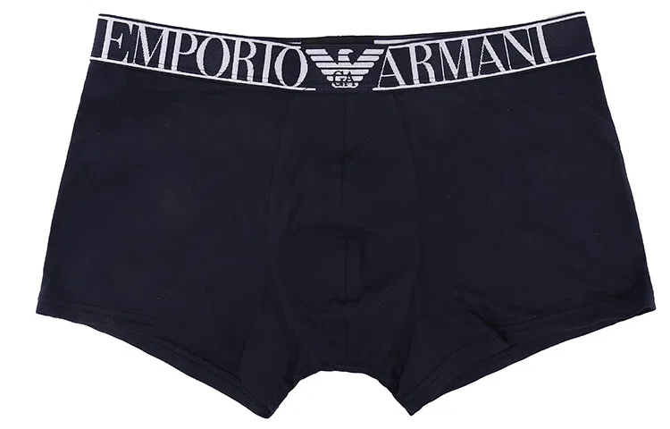Боксеры 2 шт. Emporio Armani темно-синие