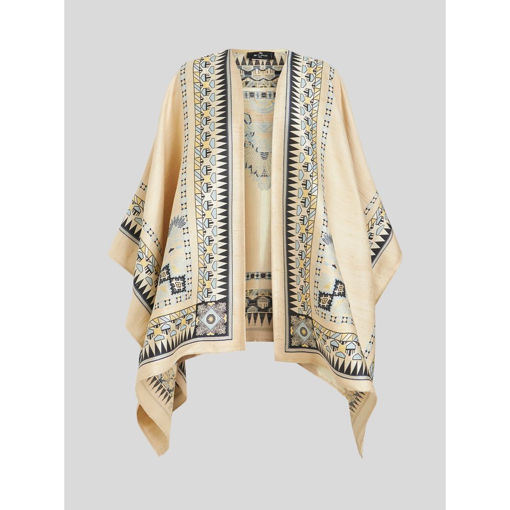 

Накидка с принтом шарфа ETRO, белый