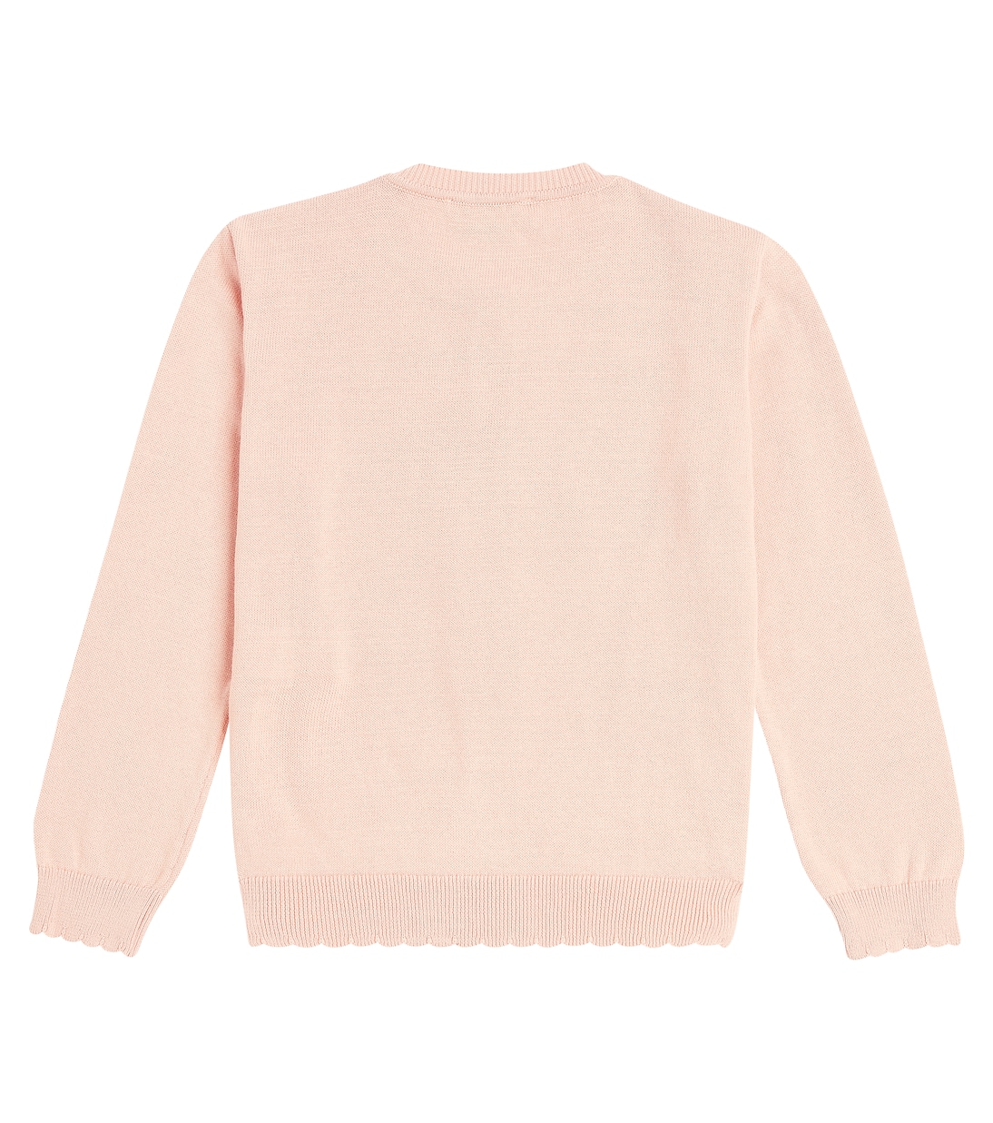 Хлопковый кардиган с цветочным принтом Stella McCartney Kids, Salmon Pink — фото 4