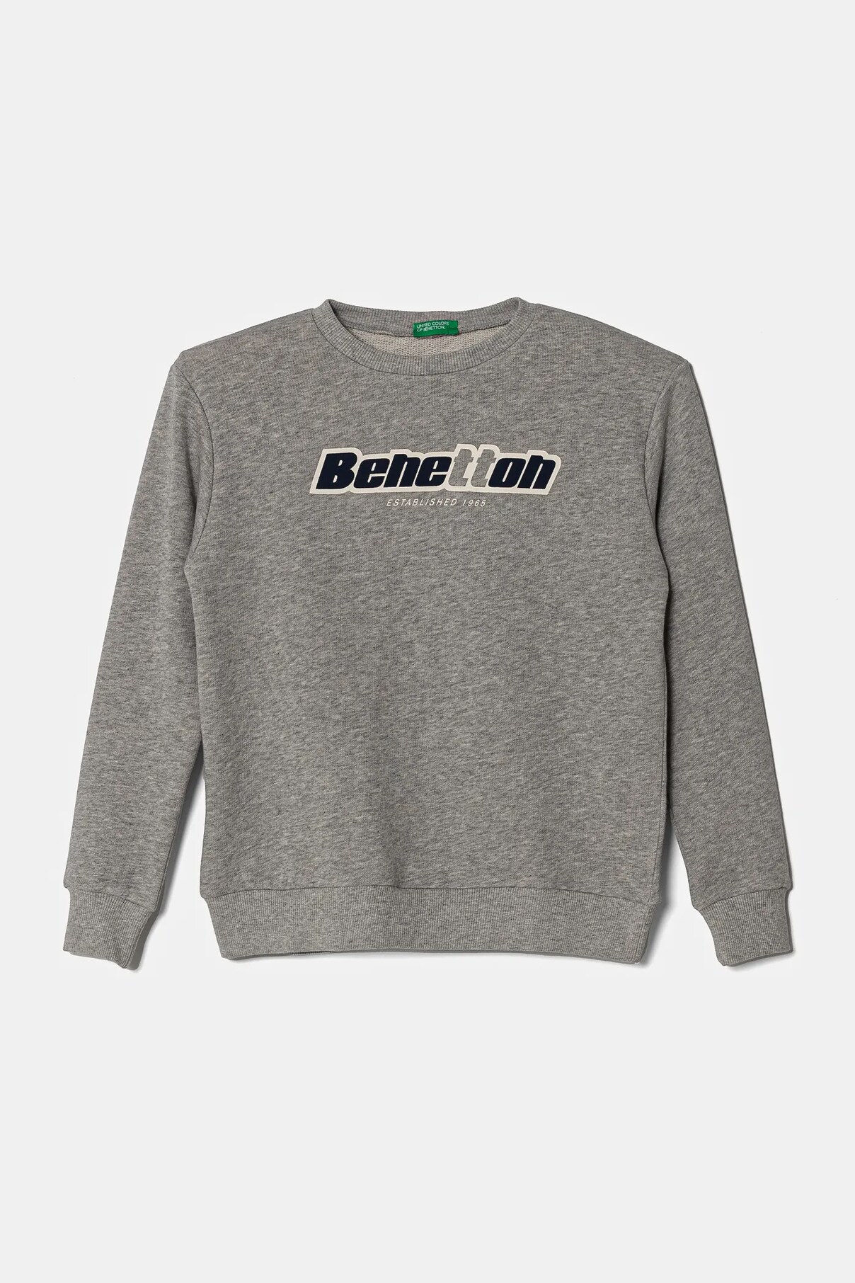 

Детская хлопковая толстовка United Colors Of Benetton, серый