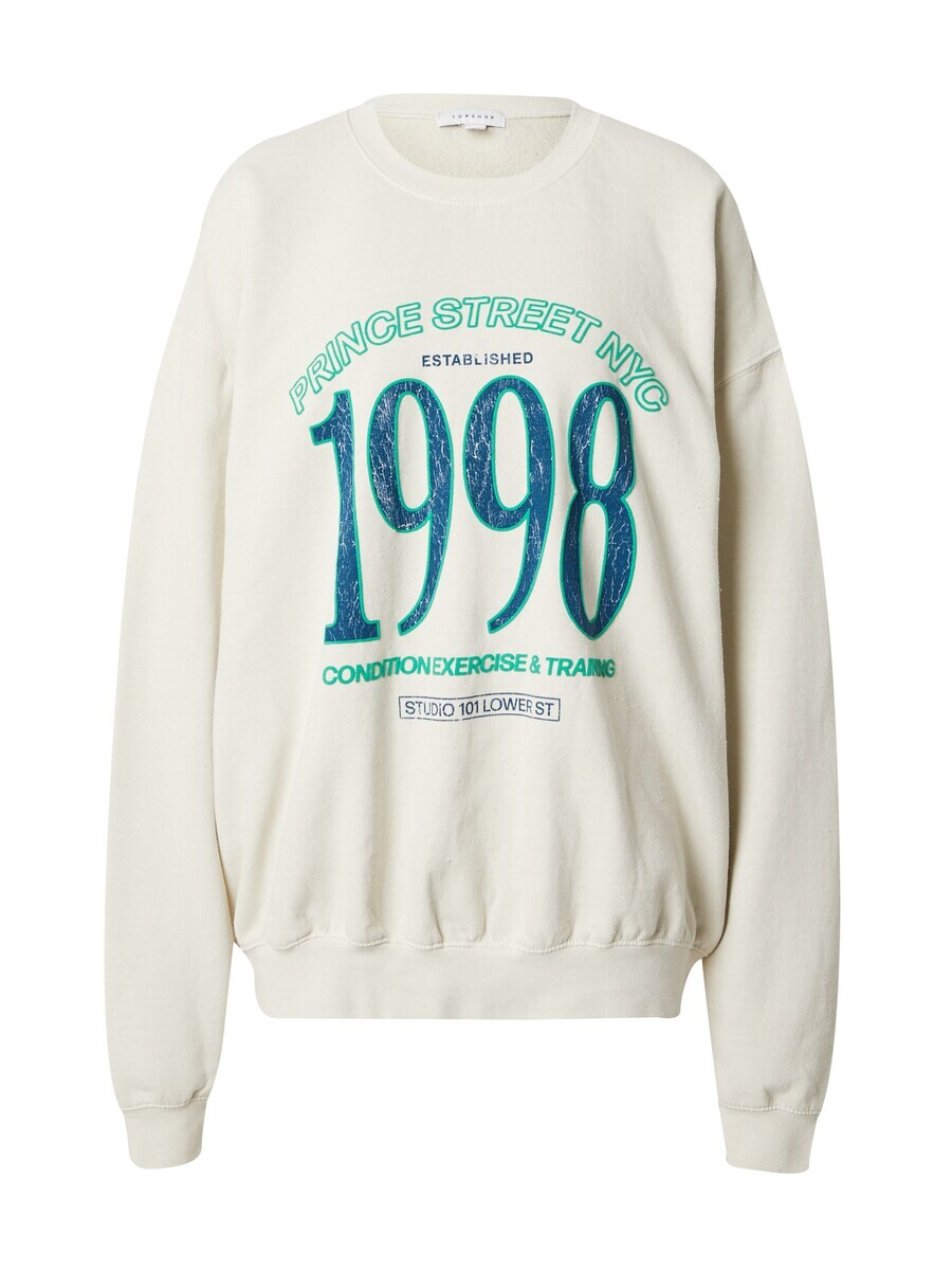 

Толстовка Topshop, экрю, Серый, Толстовка Topshop, экрю