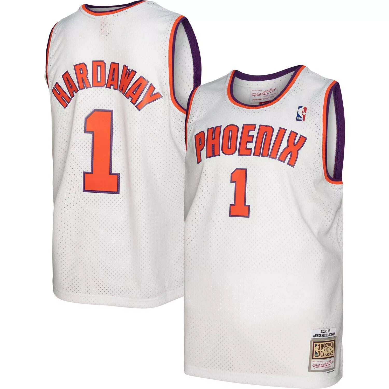 

Мужская майка Mitchell & Ness Penny Hardaway White Phoenix Suns 2002-03 Hardwood Classics Swingman