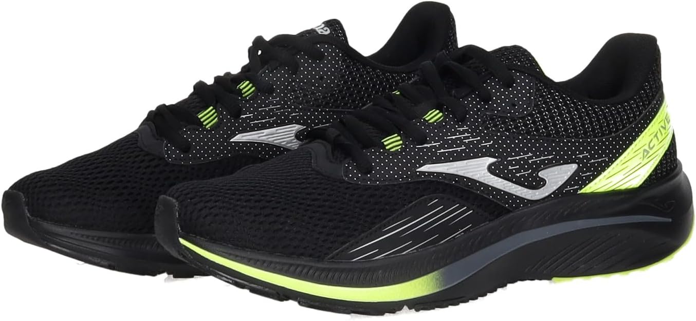 Мужские кроссовки Joma, размер 18 UK, черный/желтый — фото 2