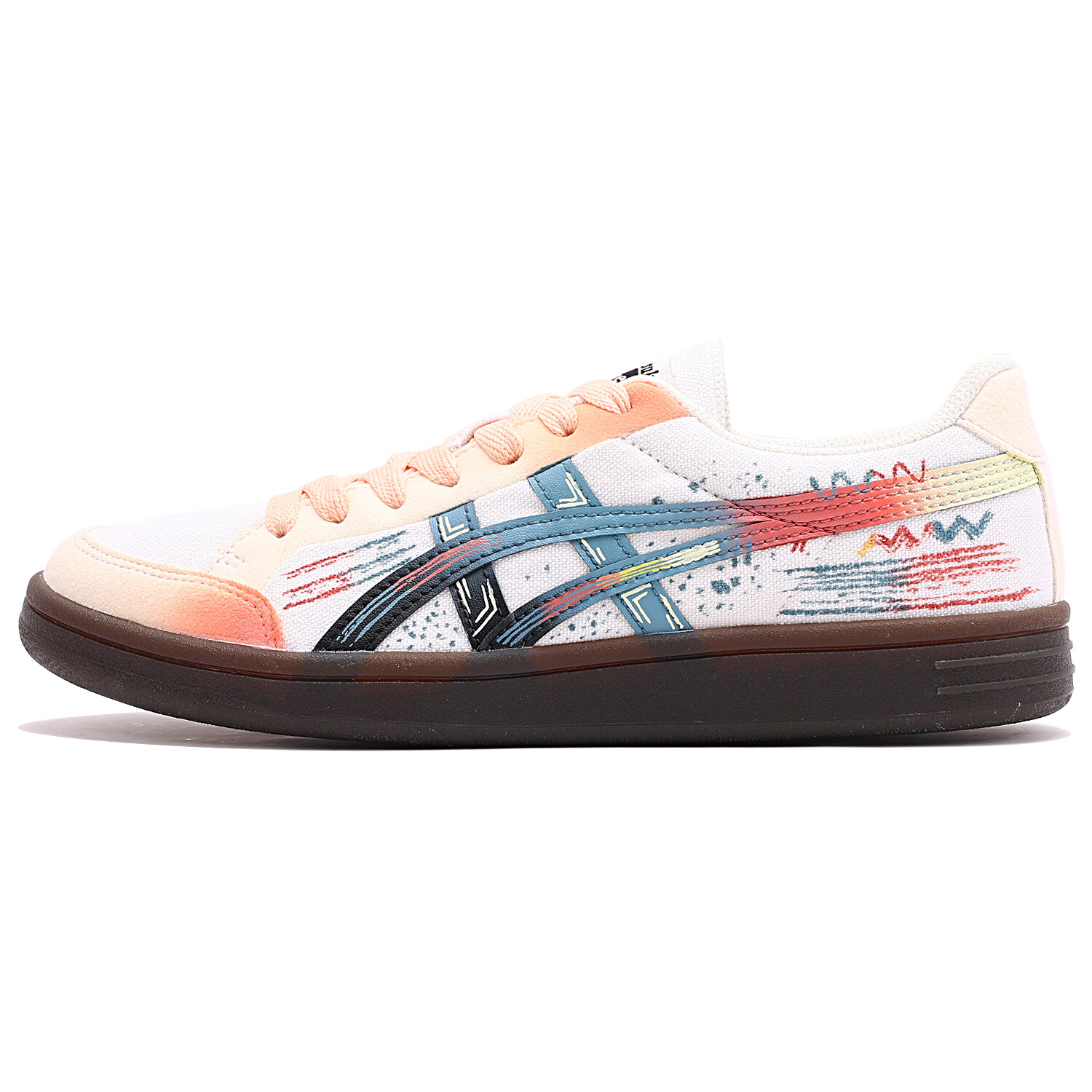 

Кроссовки Onitsuka Tiger Advanti Skateboarding Shoes Unisex Low-top Orange/blue, светло-голубой/желтый