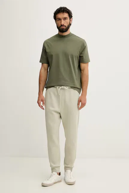 Футболка свободного кроя Tee Collar BOSS Green, зеленый — фото 2