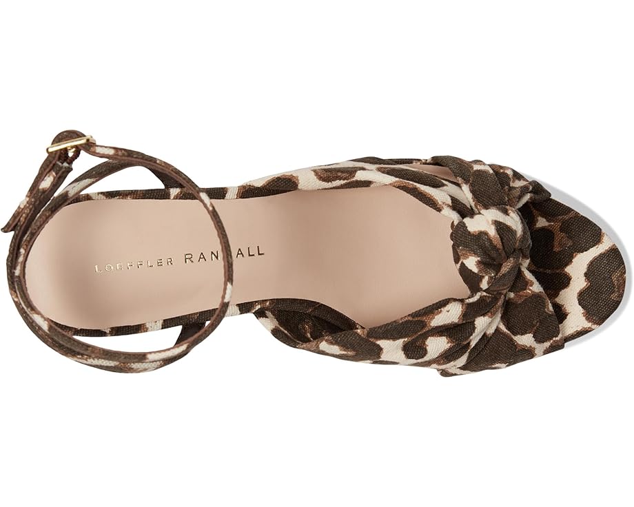 Туфли Loeffler Randall Chunky Platform Sandals, цвет Leopard — фото 2