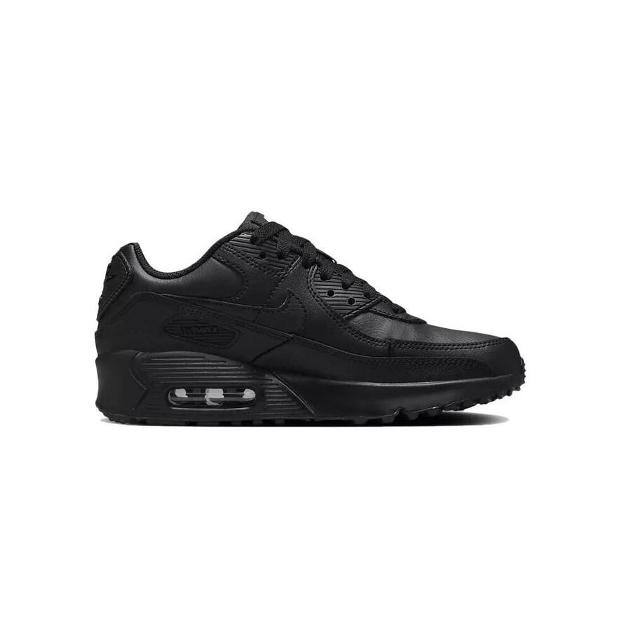 Кроссовки Nike Air Max 90 Leather Triple Black — фото 3