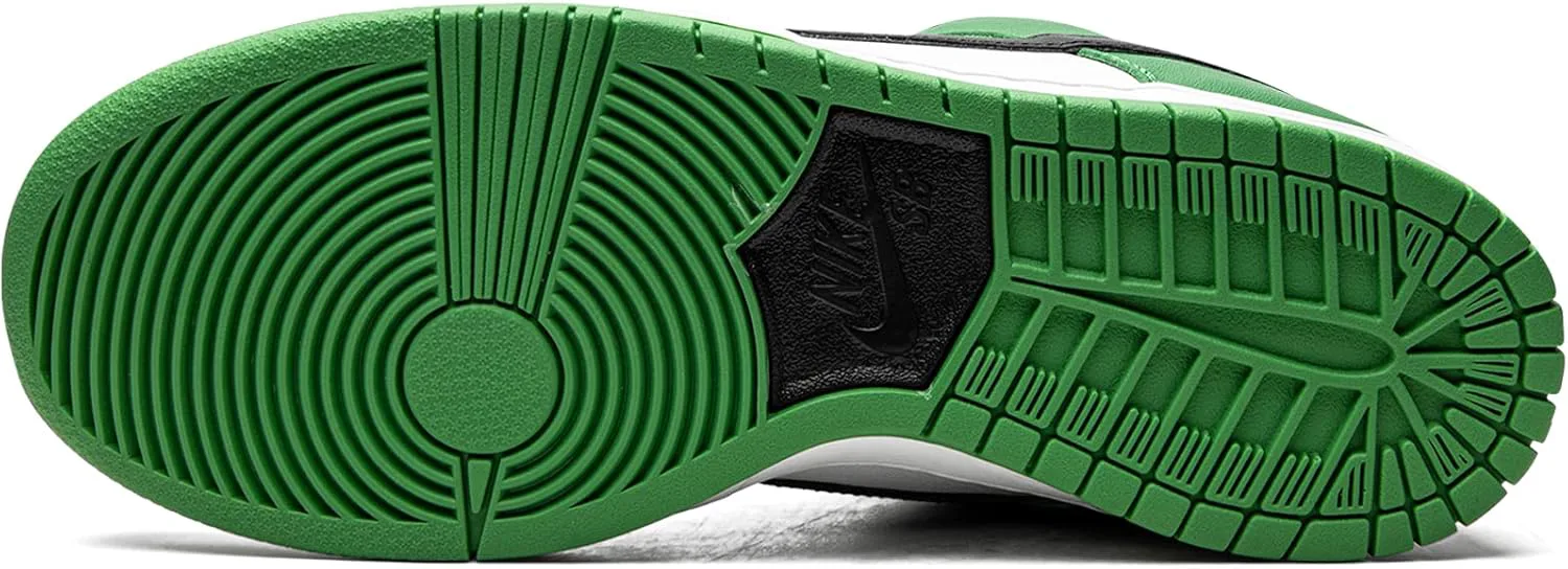 Мужские кроссовки для скейтборда Nike SB Dunk Low Pro, зеленый/черный/белый — фото 4