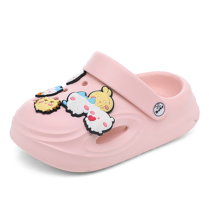 

Детские сандалии с противоскользящей амортизацией YUZHAOLIN, розовый