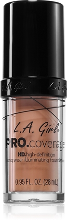 

Осветляющая жидкая основа L.A. Girl Cosmetics PRO. Coverage, Natural 28 ml
