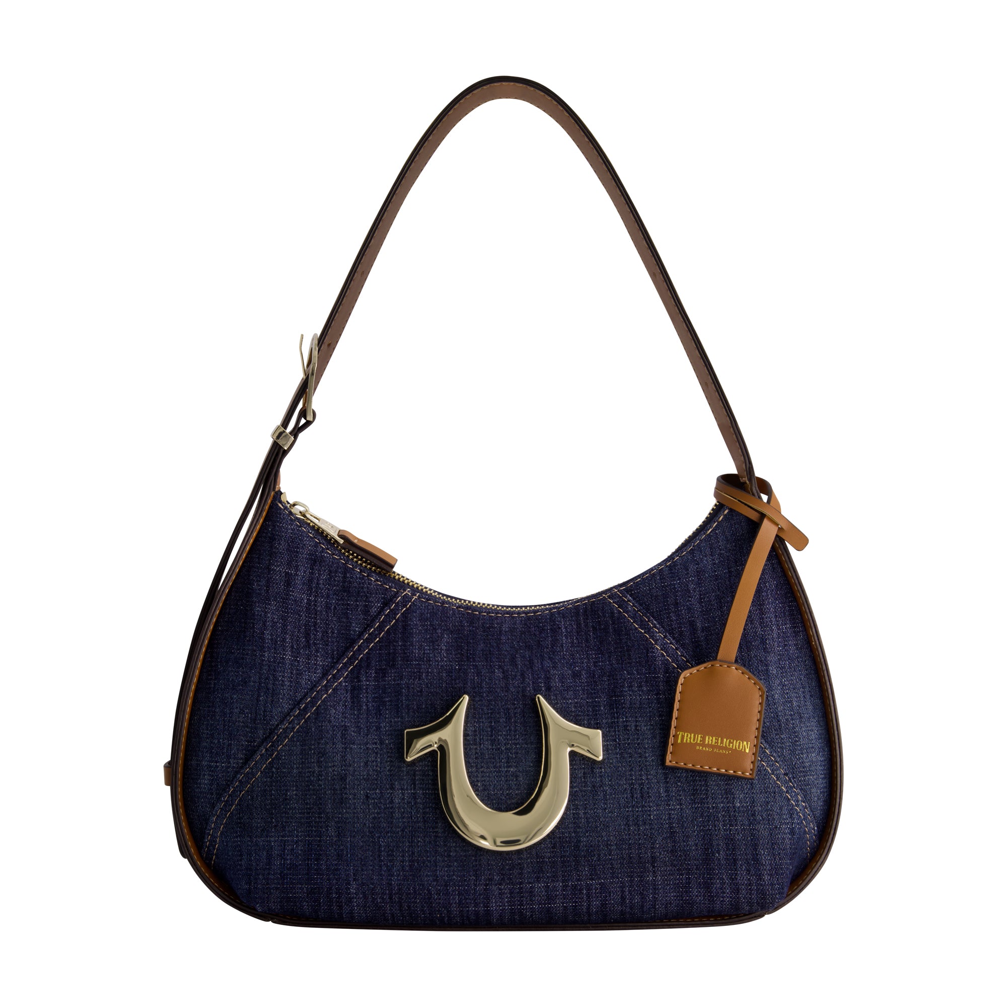 

Джинсовая сумка-хобо True Religion Metal Horseshoe, Dark Denim