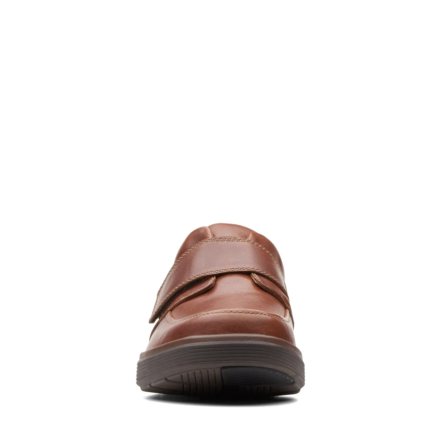 Туфли на липучке из кожи Clarks Unstructured, коричневый — фото 4