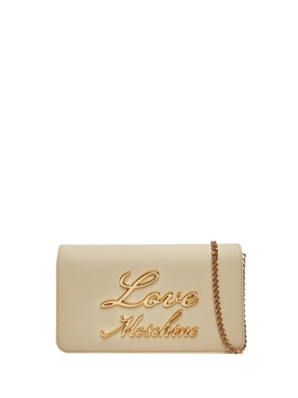 

Женская сумка через плечо цвета слоновой кости Moschino