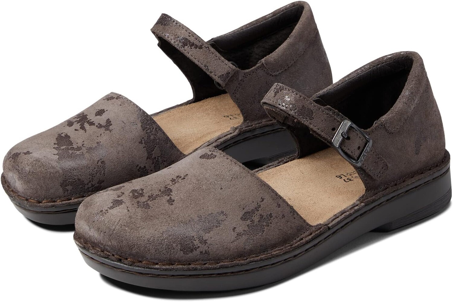 

Туфли на плоской подошве Naot Catania, цвет Marble Gray Suede