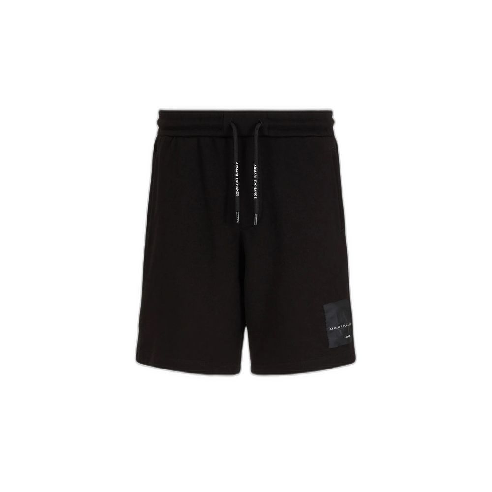 

Черные хлопковые шорты Armani Exchange