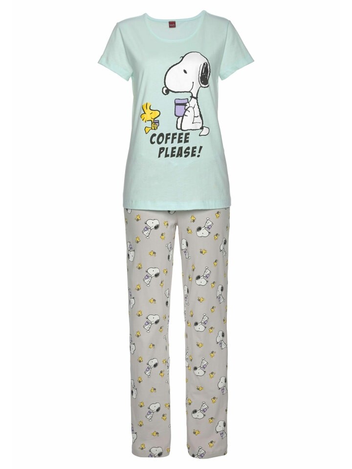 

Пижама Peanuts, цвет mint-grau-meliert