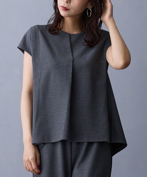 

NICOLE white Футболка из меланжевой жаккардовой ткани, бренд NICOLE, цвет белый