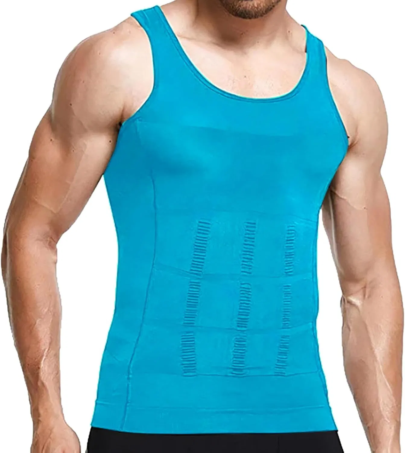 Мужская компрессионная майка Quick Dry, Sky Blue