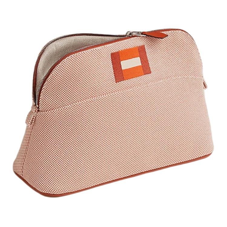 

HERMES Косметичка Bolide Cotton средняя женская 93 апельсин