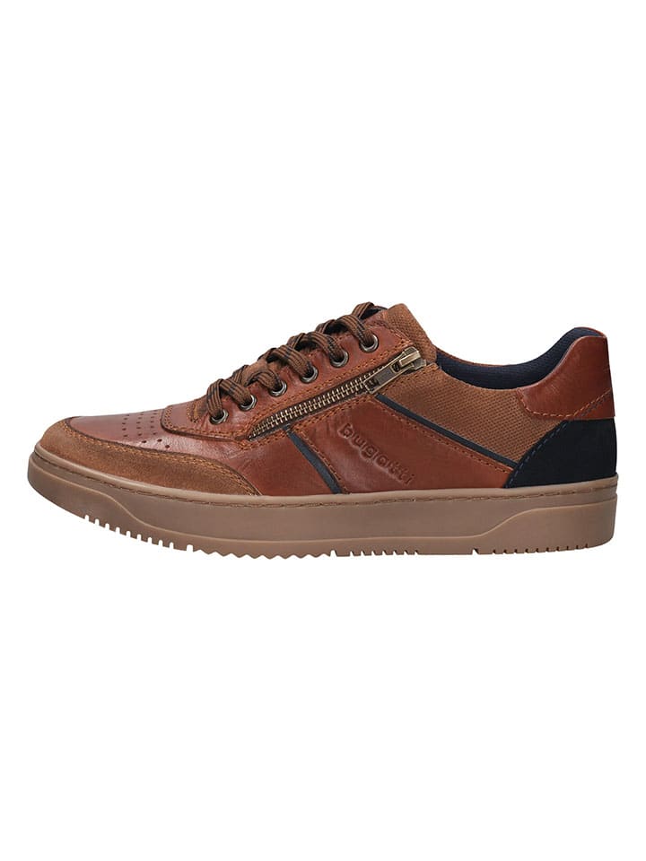 

Кроссовки на шнуровке Bugatti Leder-Sneakers, коричневый