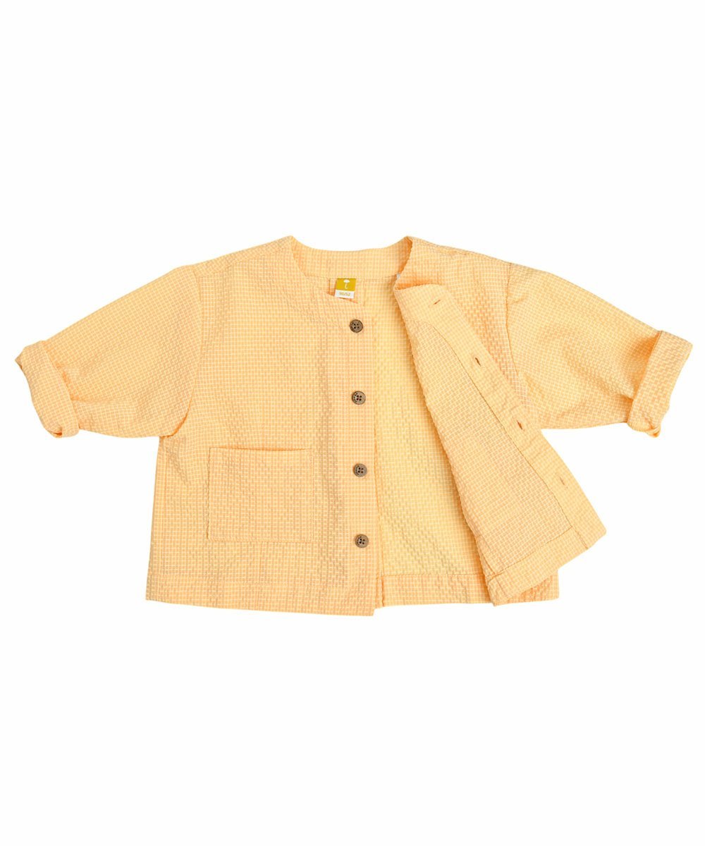 Куртка Mondo из жатой ткани Moimoln, Yellow — фото 3