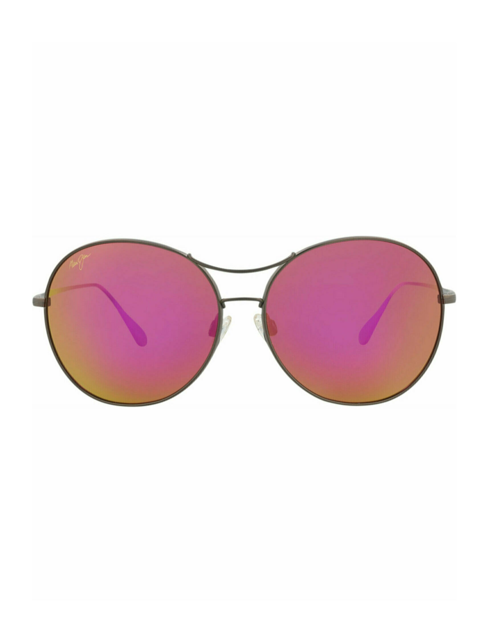 

Солнцезащитные очки в круглой оправе из титана Maui Jim, цвет grey grey sunrise