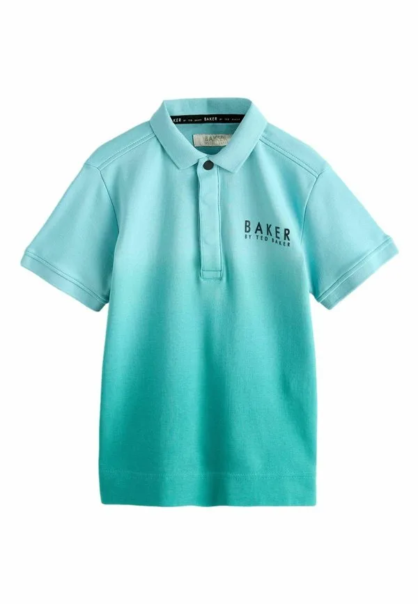 Рубашка-Поло стандартного кроя Baker By Ted Baker, Turquoise Ombre — фото 4