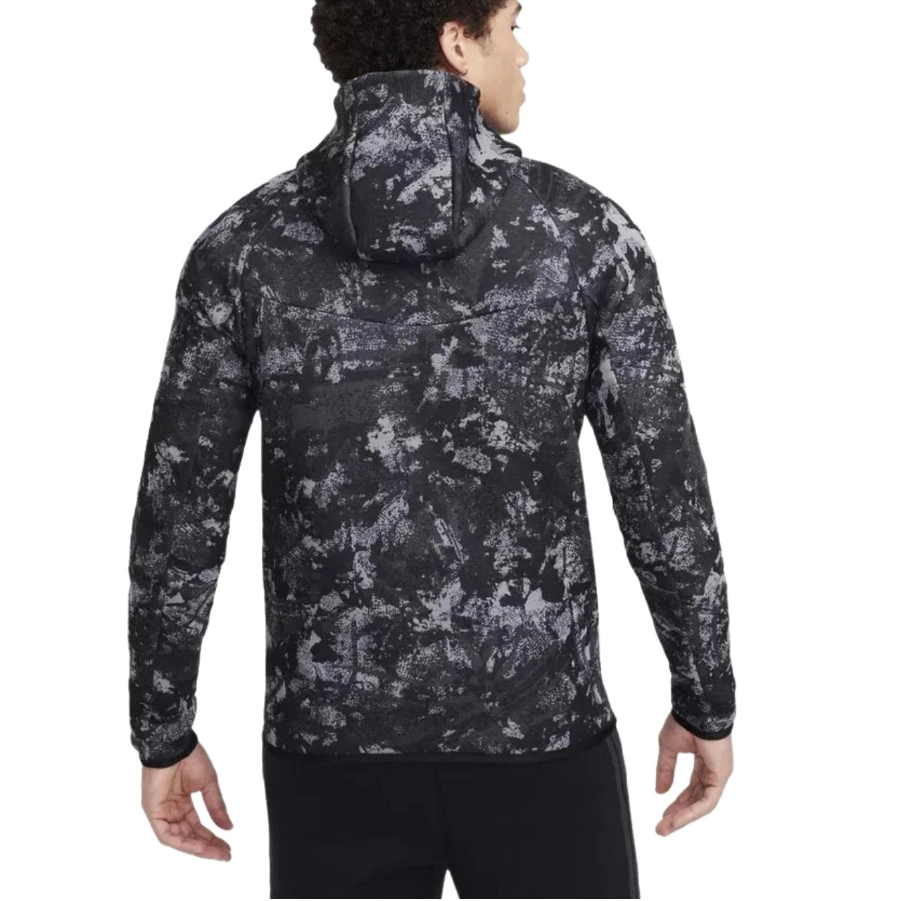 Свитшот Nike Tech Fleece Windrunner на молнии, цвет «дымчато-серый» — фото 2