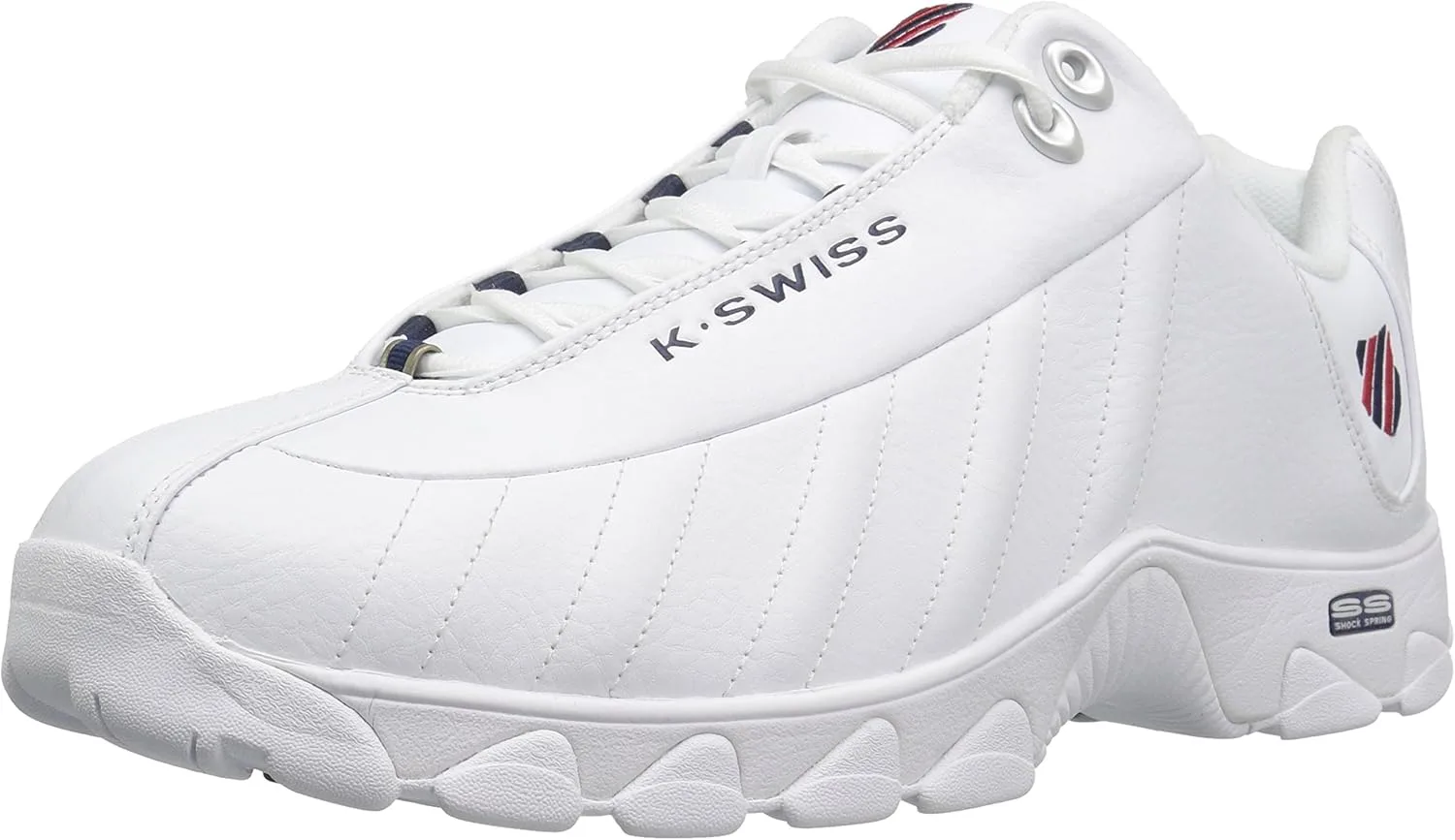 Кроссовки K-Swiss ST329 CMF из кожи, белый/красный/синий