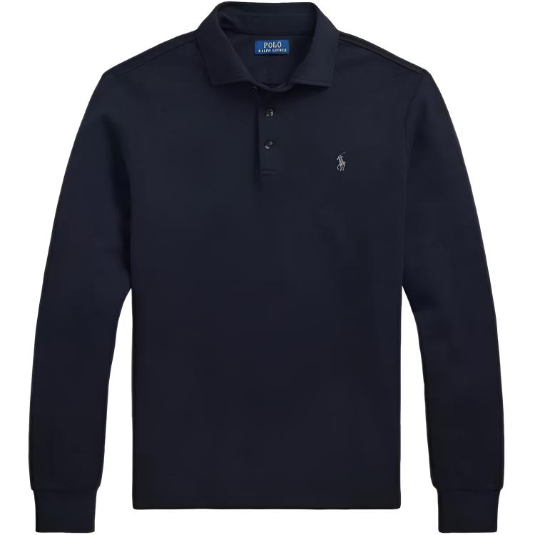Поло с длинным рукавом Polo Ralph Lauren, синий — фото 3