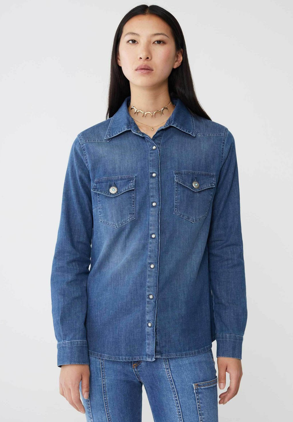 

Рубашка Shaft, цвет Blu Denim