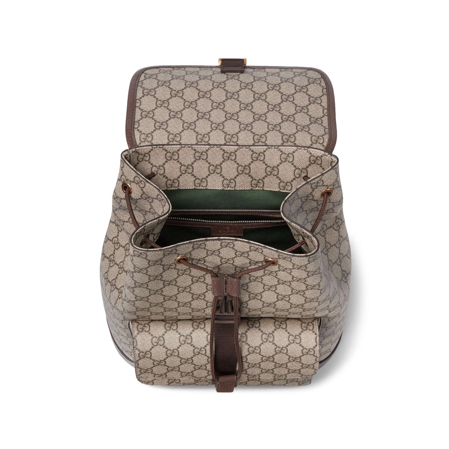 Рюкзак женский Gucci Ophidia Coated Fabric dark brown — фото 4