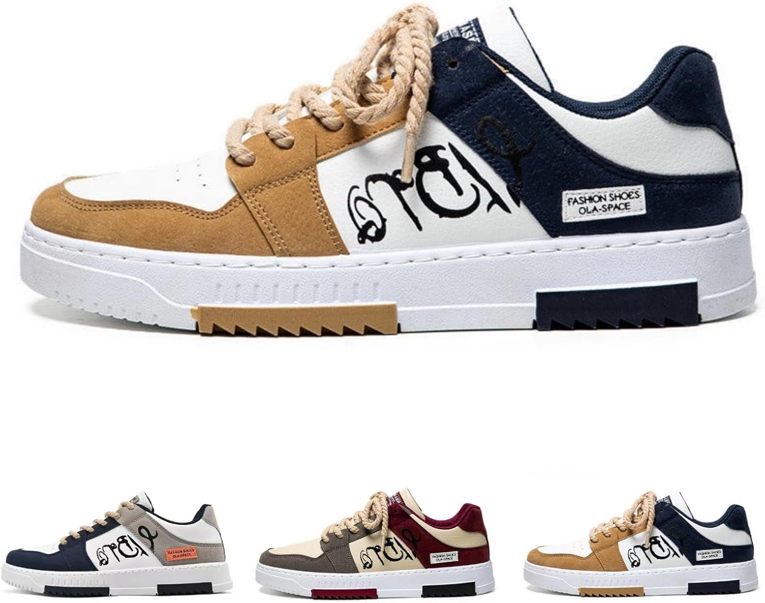 

Женские и мужские модные кроссовки платформы Y2K стильные массивные повседневные спортивные обувь с цветными блоками для прогулок и скейтборда Macefil, бежевый