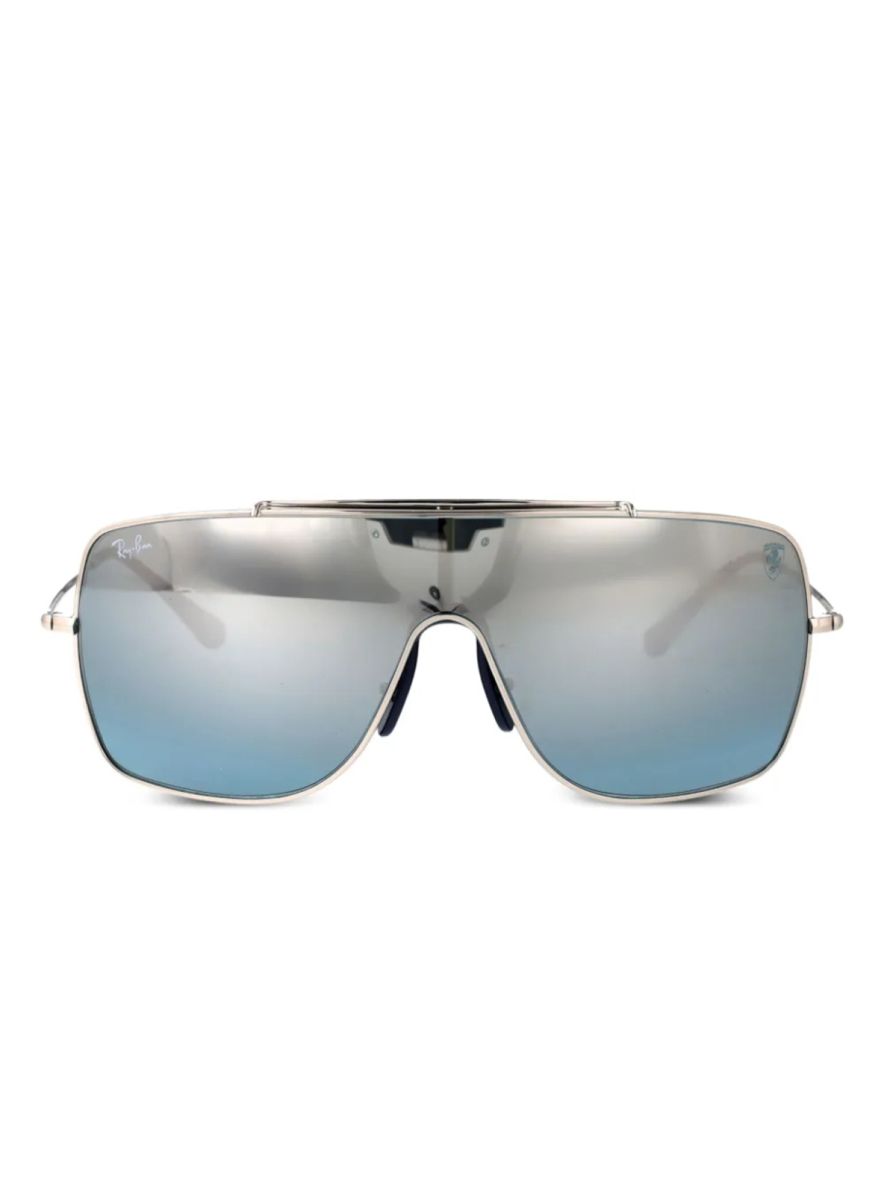 

Солнцезащитные очки Ray-Ban большого размера, серебряный