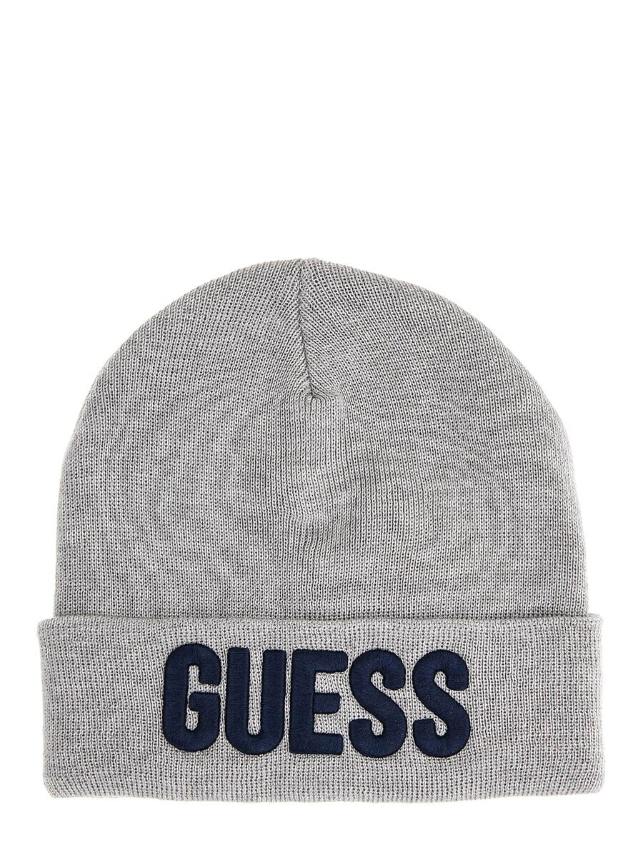 

Шапка GUESS Beanie, серый
