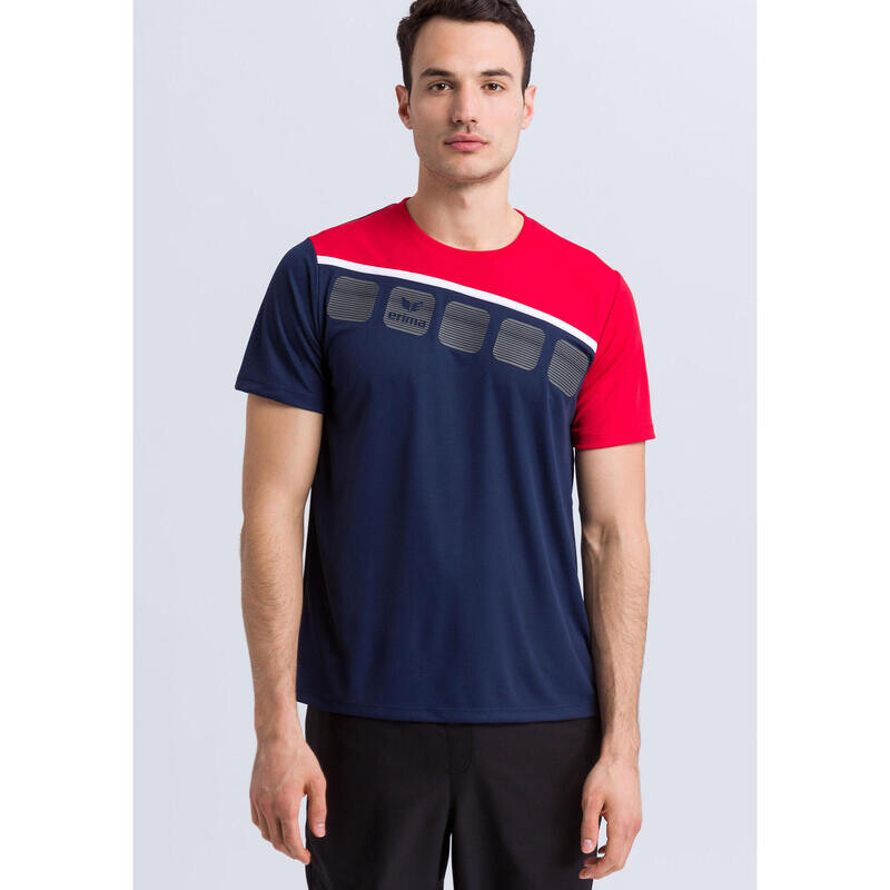 

Спортивная футболка Erima, цвет baltikblau/navyblau/rot