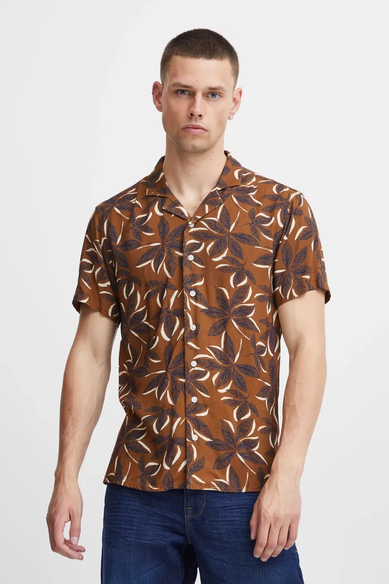 

Рубашка с короткими рукавами из смеси "BLEND BHShirt", цвет Toffee
