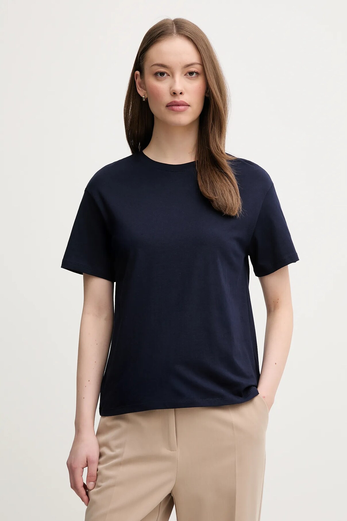

Футболка из хлопка United Colors Of Benetton, темно-синий