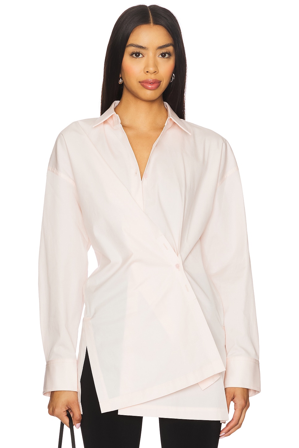 

Переделанная рубашка Lo Eaves, soft pink